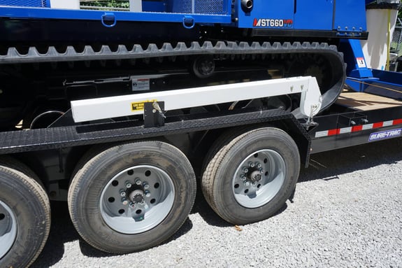material handling jib trailer mounted